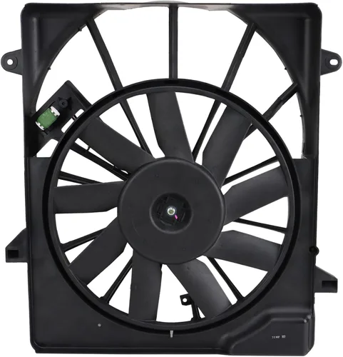 Miniatura 17 de TRQ Conjunto de ventilador de refrigeración dual del radiador compatible con Toyota Highlander 2008-2013 TO3115155