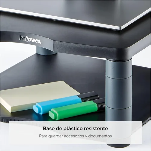 Miniatura 6 de Fellowes Soporte de monitor de altura ajustable de alta calidad, color Negro