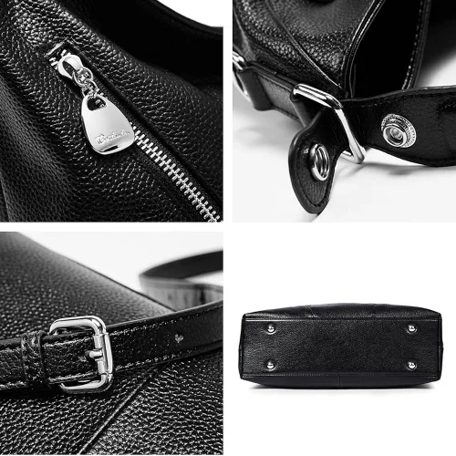 Miniatura 7 de BOSTANTEN Bolso de cuero para mujer, diseño de bolsos de hombro, Hobo