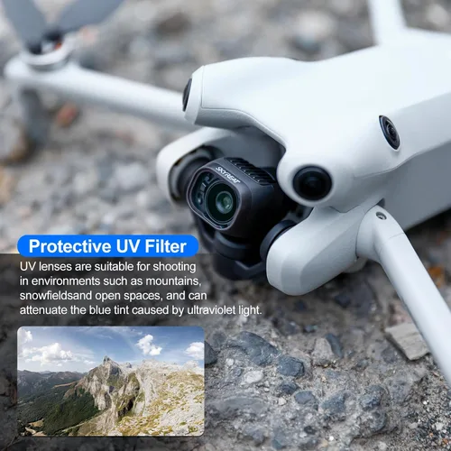 Miniatura 4 de SKYREAT Juego de filtros ND para accesorios DJI Mini 4 Pro, paquete de 6 (CPL, UV, ND8, ND16, ND32, ND64)
