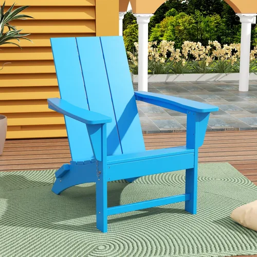 Miniatura 38 de WestinTrends Ashore - Silla plegable Adirondack moderna para exteriores (juego de 2), color marrón oscuro