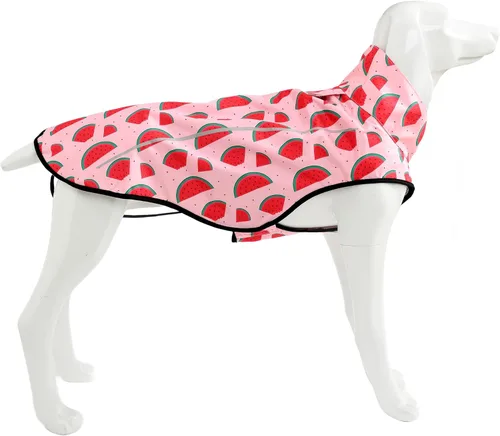 Miniatura 17 de Mile High Life Impermeable para perro, Chaqueta de lluvia reflectante impermeable ajustable para perros pequeños, medianos y grandes, abrigo