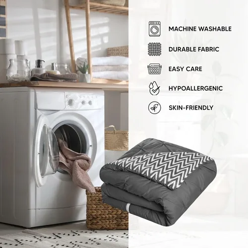 Miniatura 5 de Chic Home Juego de ropa de cama Jacksonville de 20 piezas, tamaño Queen, color beige
