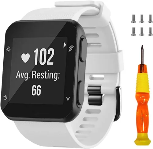 Miniatura 13 de NotoCity Correa de reloj de repuesto de silicona suave para Garmin Forerunner 35, compatible con Forerunner 35 Smartwatch