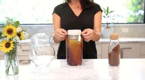 Miniatura 2 de CoffeeSock 'The Original' - Filtro ColdBrew reutilizable de algodón orgánico, hecho para adaptarse a un recipiente Toddy® de 48 onzas (1 filtro)