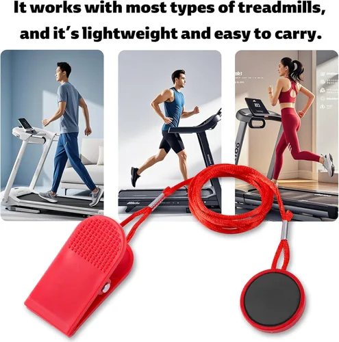 Miniatura 4 de Gosknor Magnetic Safety Switch Universal Treadmill Emergency Stop for Most Running Machines Replacement Accessories