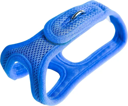 Miniatura 2 de Arnés ChokeFree de malla velpro, mascota, hombro cuello, L, Rosado