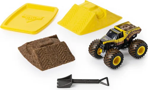 Miniatura 3 de Monster Jam, Earth Shaker Monster Dirt - Juego de iniciación con 8 onzas de Monster Dirt y juguete oficial de Monster Jam Truck fundido a escala