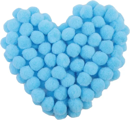Miniatura 21 de Morfen 150 pompones para manualidades, color marrón claro, bolas de pompón mullido de 1 pulgada para manualidades, proyectos de manualidades