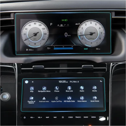 Miniatura 23 de 3 protectores de pantalla para trajes para Hyundai Tucson/Santa Cruz 2022+ accesorios de vidrio templado 9HD compatible con Hyundai Tucson/Santa