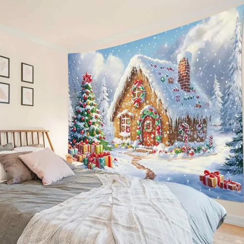 Miniatura 27 de HVEST Tapiz de mariposa para decoración de habitación, mariposas azules de fantasía en cielo estrellado, tapiz para colgar en la pared, tapiz negro