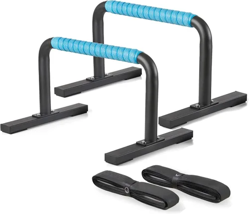 Paraletas de entrenamiento de fuerza, barras de flexión, asas de flexiones, equipo de calistenia para entrenamiento en casa, barras de gimnasia