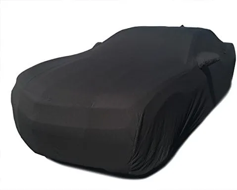 CarsCover fundas tipo cachermira para auto, color negro, a medida
