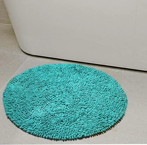 Miniatura 2 de Chardin home Alfombra de baño redonda turquesa Alfombra de baño bohemia de 2 pies También perfecta para habitaciones de niños, guarderías