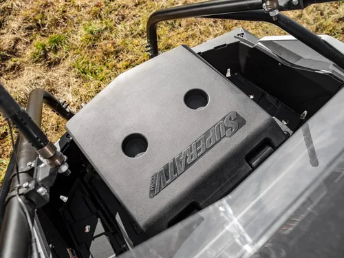 Miniatura 3 de SuperATV Enfriador/caja de carga para Polaris RZR Trail 900 Sport / 900 Premium / 900 Ultimate Capacidad de 30 litros Dos portavasos integrados
