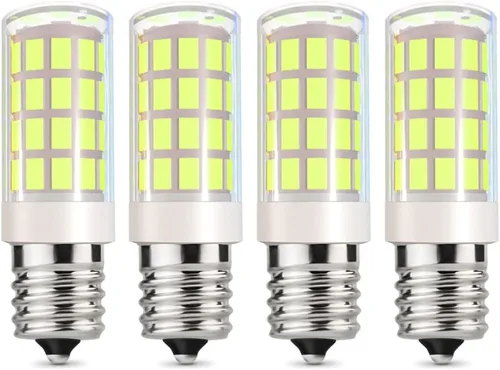 Miniatura 8 de Luz para horno de microondas, bombilla LED E17, base T7, 8 W (equivalente a halógeno de 80 W) sobre encimera, hornos de microondas de 120 V, pieza