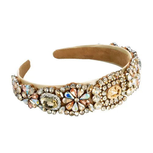 Miniatura 21 de Diadema de moda para mujer, hermosa diadema retro con diamantes de imitación de cristal, accesorios para mujeres y niñas (diadema 3)