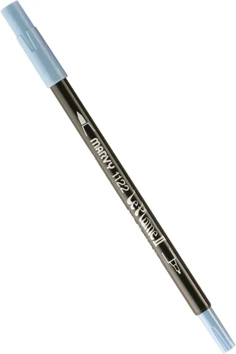 Miniatura 36 de Uchida 1122-C-3 Marvy Extra Fine Tip Le Plume II Rotulador de doble punta, azul