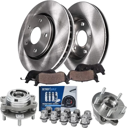 Miniatura 29 de Detroit Axle - Kit de frenos para Mazda CX-5 2019-2024, rotores de freno de disco pastillas de freno de cerámica con herrajes 2020 2021 2022 2023