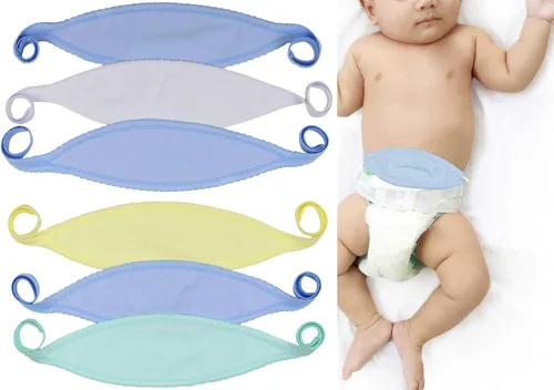 Miniatura 11 de ToBeInStyle Paquete de 3 Cómodas Fajas Abdominales para Bebés Recién Nacidos - Pastel - Talla Única Paquete de 3: Pastel