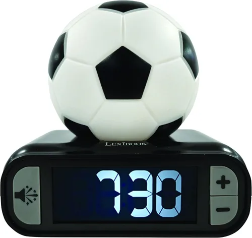 Miniatura 12 de Lexibook - Reloj despertador de dinosaurio con luz nocturna, para niños y niñas, con función de repetición, azul/verde - RL800DINO