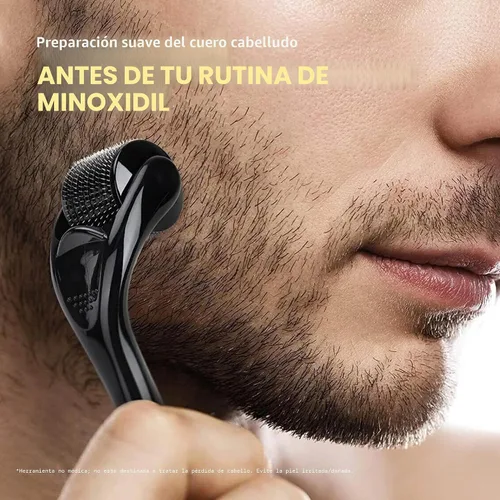 Miniatura 8 de Kit de Minoxidil 5% para Hombres y Mujeres con Rodillo Dérmico de 0.25 mm – Kit de Crecimiento de Barba y Spray para el Crecimiento del Cabello – Se