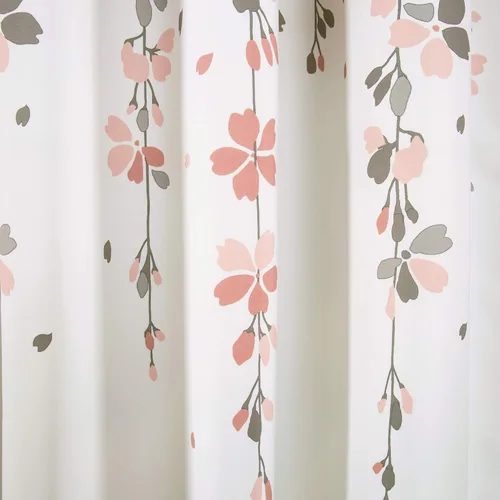 Miniatura 3 de Lush Decor Cenefa para ventana con filtro de luz, colección Weeping Flower, juego de cortinas, un par, 52" de ancho x 95" de largo + 2" de cabecera