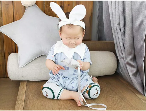 Miniatura 5 de Angzhili - Rodilleras de bebé para gatear, unisex para bebé que gatea, antideslizante, funda protectora de seguridad