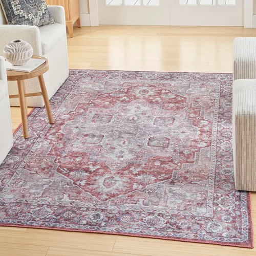 Miniatura 19 de Nourison Home New Concept - Alfombra lavable de 2 pies 2 pulgadas x 8 pies, fácil de limpiar, no se desprende, para dormitorio, sala de estar