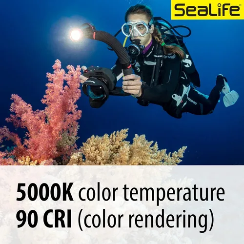 Miniatura 6 de Sea Dragon - Luz subacuática de 2500F para buceo, brillante y potente, colores brillantes, ángulo de haz amplio, LED COB de 2500 lúmenes, para todas