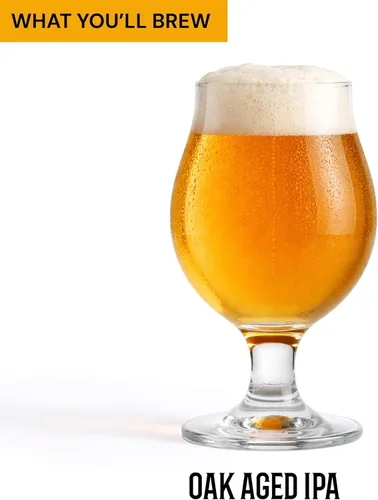 Miniatura 2 de Craft A Brew - IPA envejecida en roble - Kit de elaboración de cerveza - Fabrica tu propia cerveza artesanal - Equipo completo y suministros - Kit