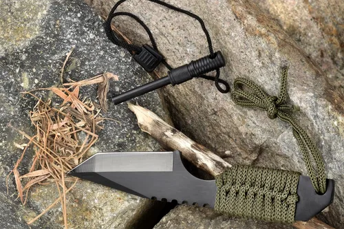 Miniatura 3 de Cuchillo tanto para el aire libre SE KHK6320 con pedernal
