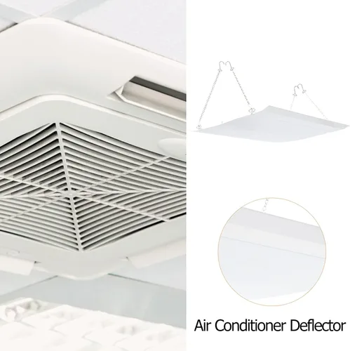 Miniatura 9 de DOITOOL Deflector de aire acondicionado de pegado de perforación, deflector de parabrisas ajustable, deflector de ventilación magnético mejorado