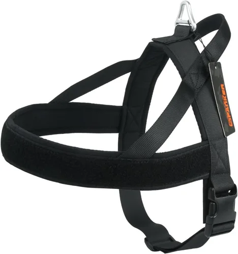 Miniatura 13 de EXCELLENT ELITE SPANKER Arnés sin tirones para perro, acolchado, chaleco de patrulla militar, de nailon ajustable, arnés para perro con asa para Cob