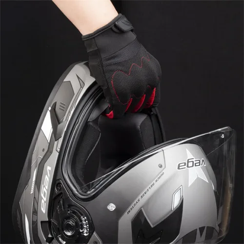 Miniatura 2 de EXCEREY Guantes de ciclismo, guantes de motocicleta para ATV MTB, pantalla táctil completa, guantes de carreras de bicicleta de montaña, deportes al