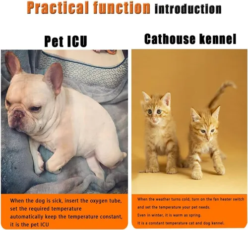 Miniatura 6 de Incubadora para gatos y perros, caja de calefacción inteligente con temperatura constante, incubadora para animales jóvenes, incubadora con humedad