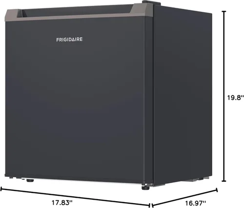 Miniatura 11 de Frigidaire Mini refrigerador compacto de 1.6 pies cúbicos, perfecto para el hogar u oficina, serie contemporánea, negro, 1.6 pies cúbicos