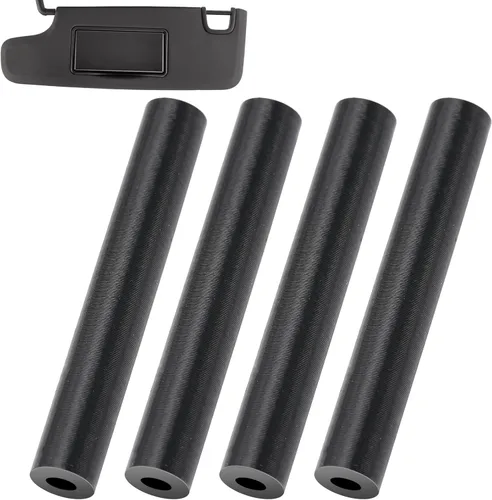 Kit de reparación de visera solar, 4 tubos de reparación de ABS para Jeep Wrangler JK JKU (07-17) parasol lateral del conductor y del pasajero