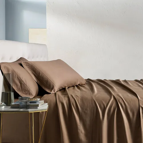 Miniatura 21 de Royal Hotel Bedding 100% viscosa natural hecha de sábanas de bambú, sábanas refrescantes suaves, sábanas de hotel transpirables y fundas
