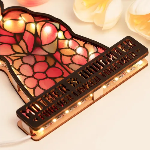 Miniatura 6 de Regalo para hija de mamá, regalos de cumpleaños para hija, regalo de Navidad para madre e hija, día de la madre, graduación decorativa con luz LED