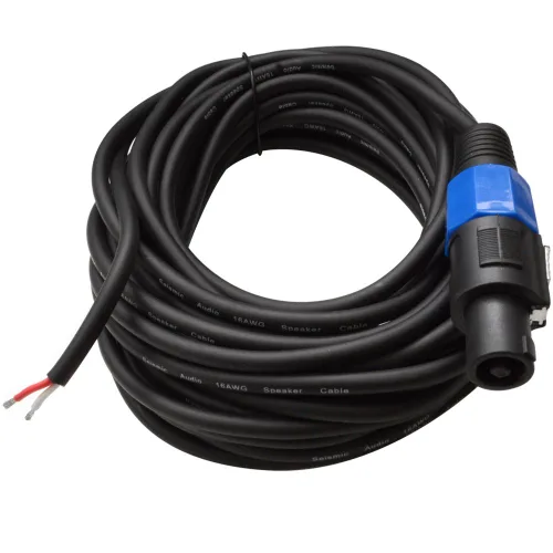 Miniatura 2 de Seismic Audio - SPRW35 (paquete de 2) - Cable sin procesar de 35 pies a altavoz Speakon - Calibre 16 - PA/DJ/audio doméstico