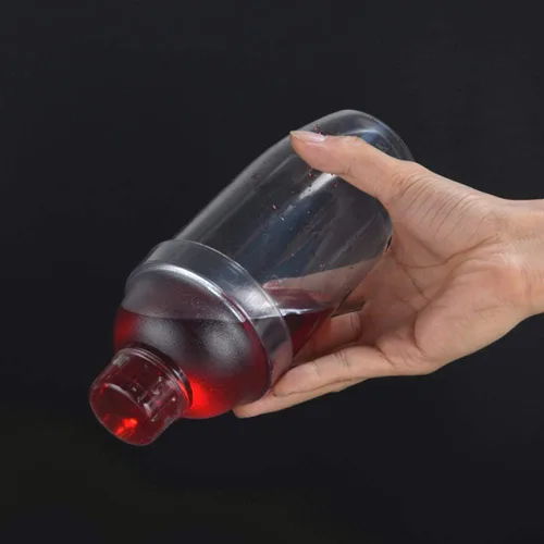 Miniatura 7 de Mezclador de bebidas de plástico de 700 cc / 24 onzas con marcas de té de leche transparente, mezclador de vino, herramienta de mezcla (24 onzas x 2)