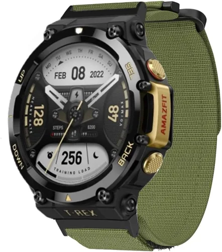 Miniatura 2 de Correa de repuesto para reloj, compatible con Amazfit T-Rex 2 de nailon para reloj, correa de repuesto