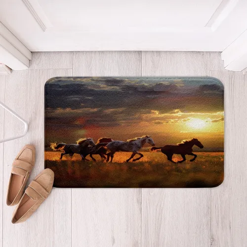Miniatura 26 de Feelyou Tapetes de baño estampados, con patrón de sombrero occidental, para niños y niños, vaquera rosa, para ducha, accesorios de baño abstractos