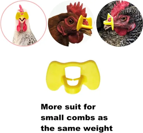 Miniatura 3 de Weilan 20 piezas de miradores sin alicates con alicates, miradores de pollo, anteojos de faisán, aves de corral, anteojos, anteojos, anteojos