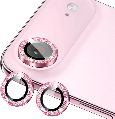 Miniatura 9 de Protector de lente de cámara compatible con iPhone 11, 11 Mini, 11 Pro y iPhone 11 Pro Max (paquete de 3 + 1), purpurina brillante, funda de cámara