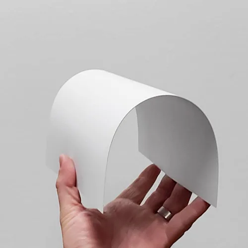 Miniatura 5 de Lámina de vinilo rígido blanco mate/mate, 0.010 pulgadas de grosor x 11 pulgadas de ancho x 17 pulgadas de largo para bricolaje, exhibición