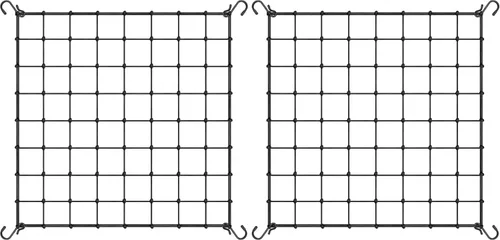 Miniatura 15 de VIVOSUN Red de Enrejado Elástica de 2 x 2 Pies con 4 Ganchos para Plantas Trepadoras, Vegetales, Frutas y Flores, Paquete de 1