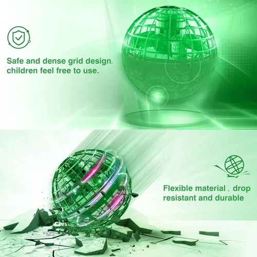 Miniatura 5 de Ciniffo Bola de orbe voladora 2025, juguete giratorio Boomerang controlado a mano, mini drone cósmico, juguete de globo cósmico, regalo genial