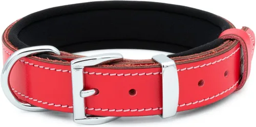 Miniatura 19 de Collar de perro de cuero curtido vegetal para perros grandes, collares de perro resistentes y de diseño de lujo
